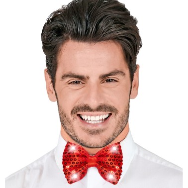 Lao Vermelho Com Leds