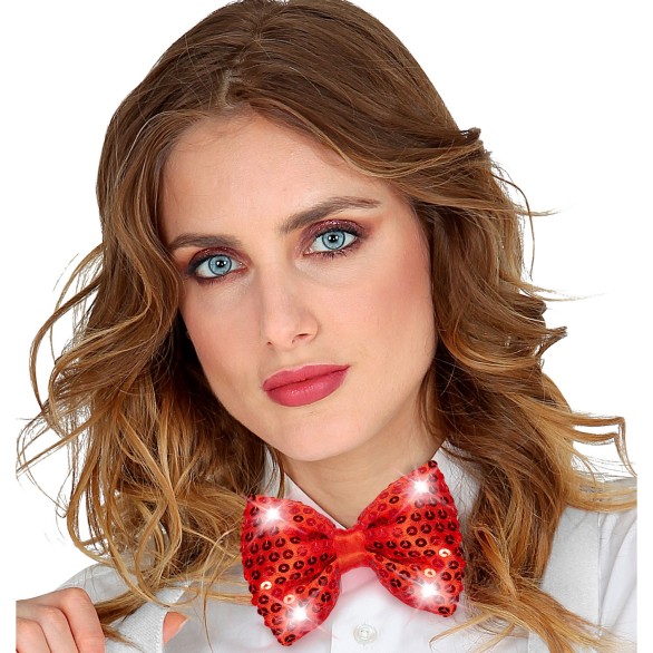 Lao Vermelho Com Leds