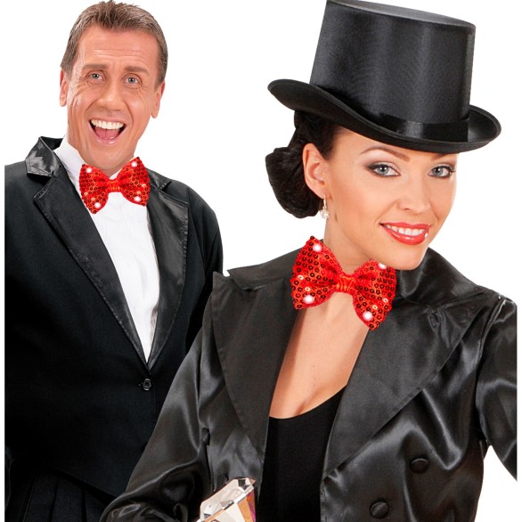 Lao Vermelho Com Leds