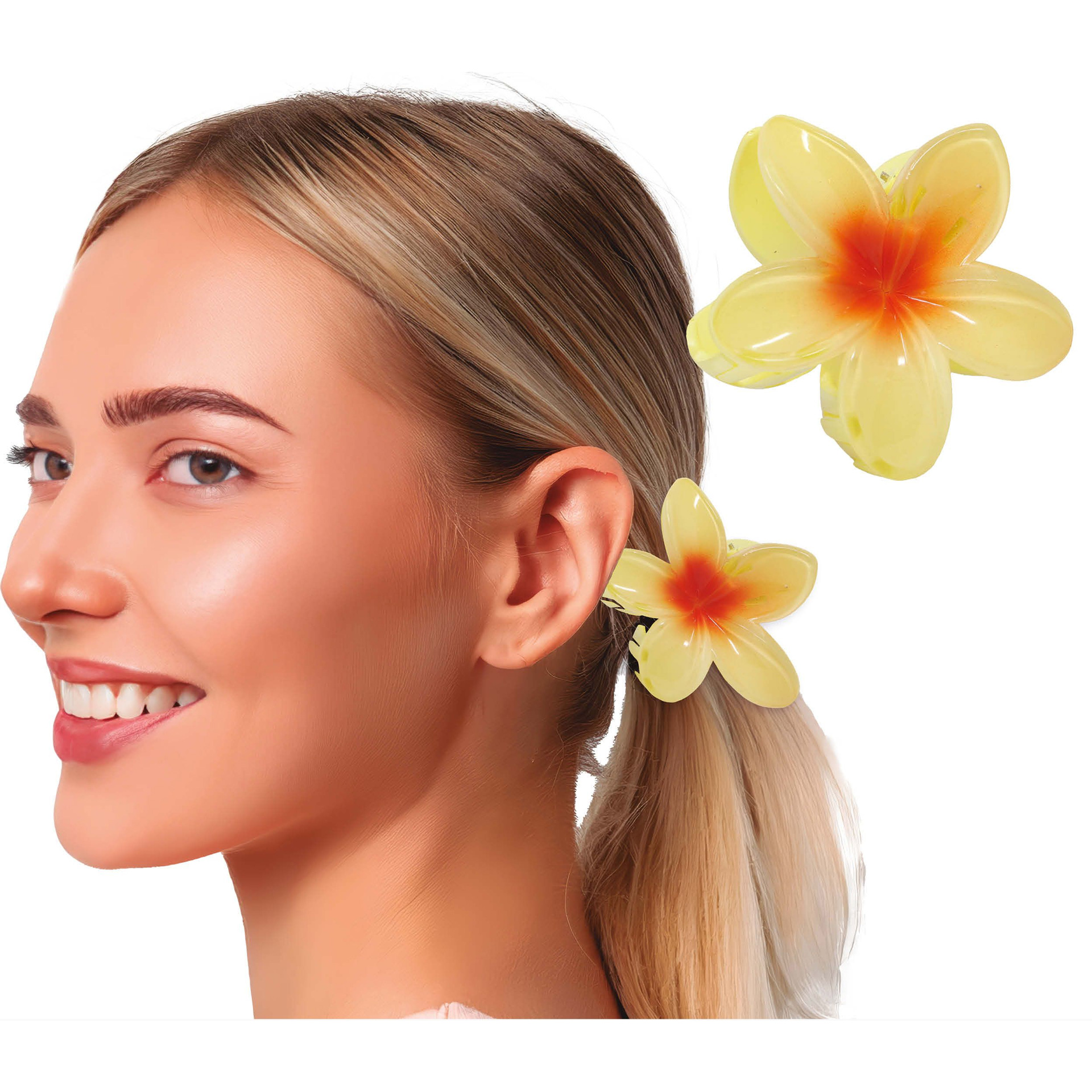 Gancho Flor Tropical Cabelo