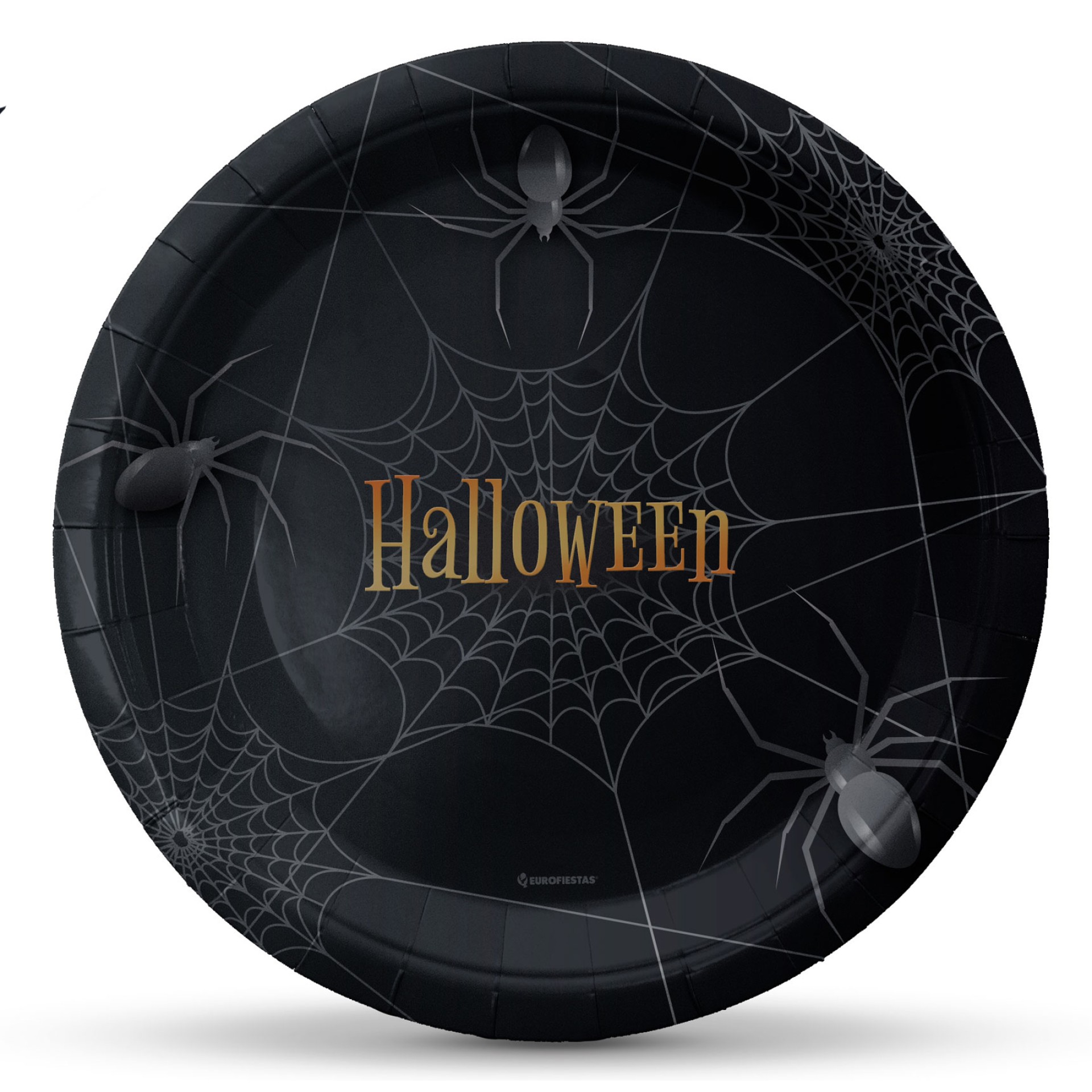 Pratos Aranha Halloween