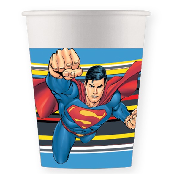 Copos Super-Homem 8un