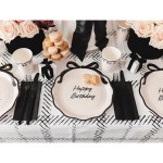 Pratos Laço Happy Birthday 6un