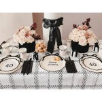 Pratos Laço Happy Birthday 6un