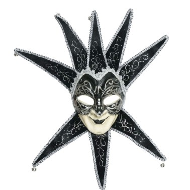 Mscara Veneziana Delux Negra