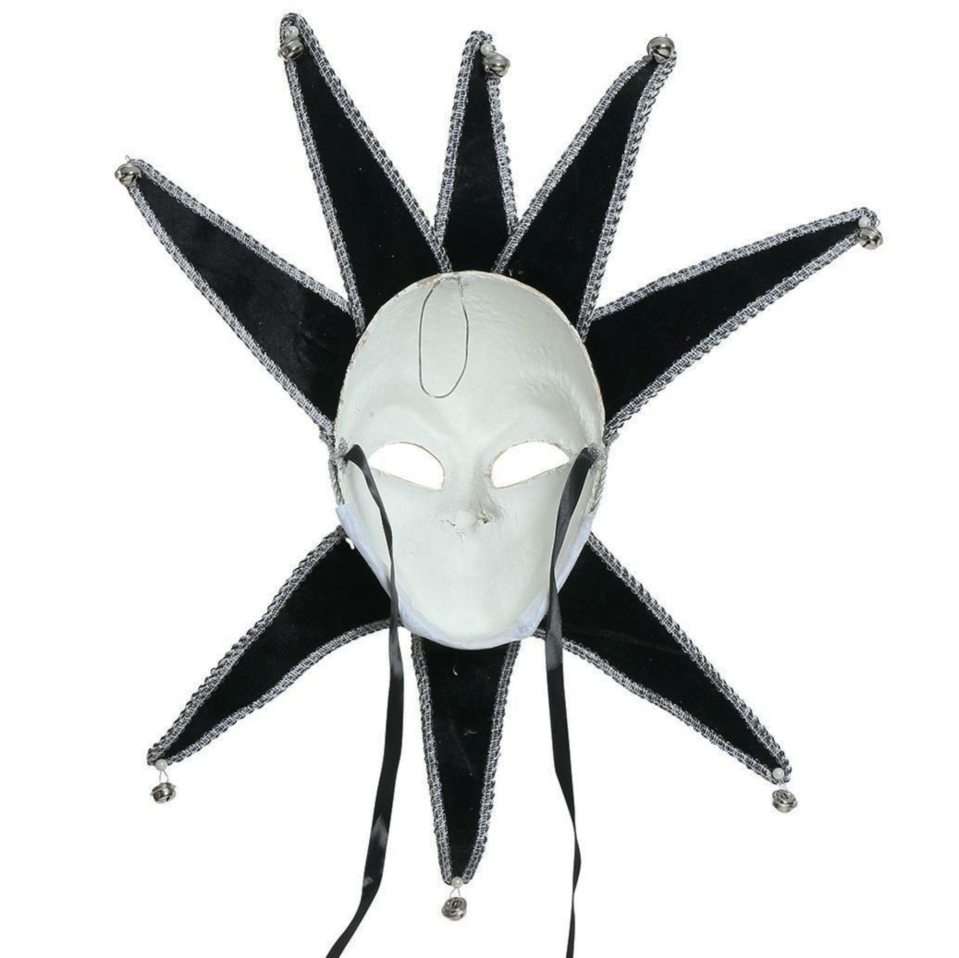 Máscara Veneziana Delux Negra