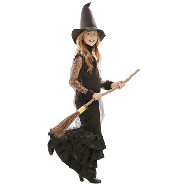 Fato Bruxa Elegante menina