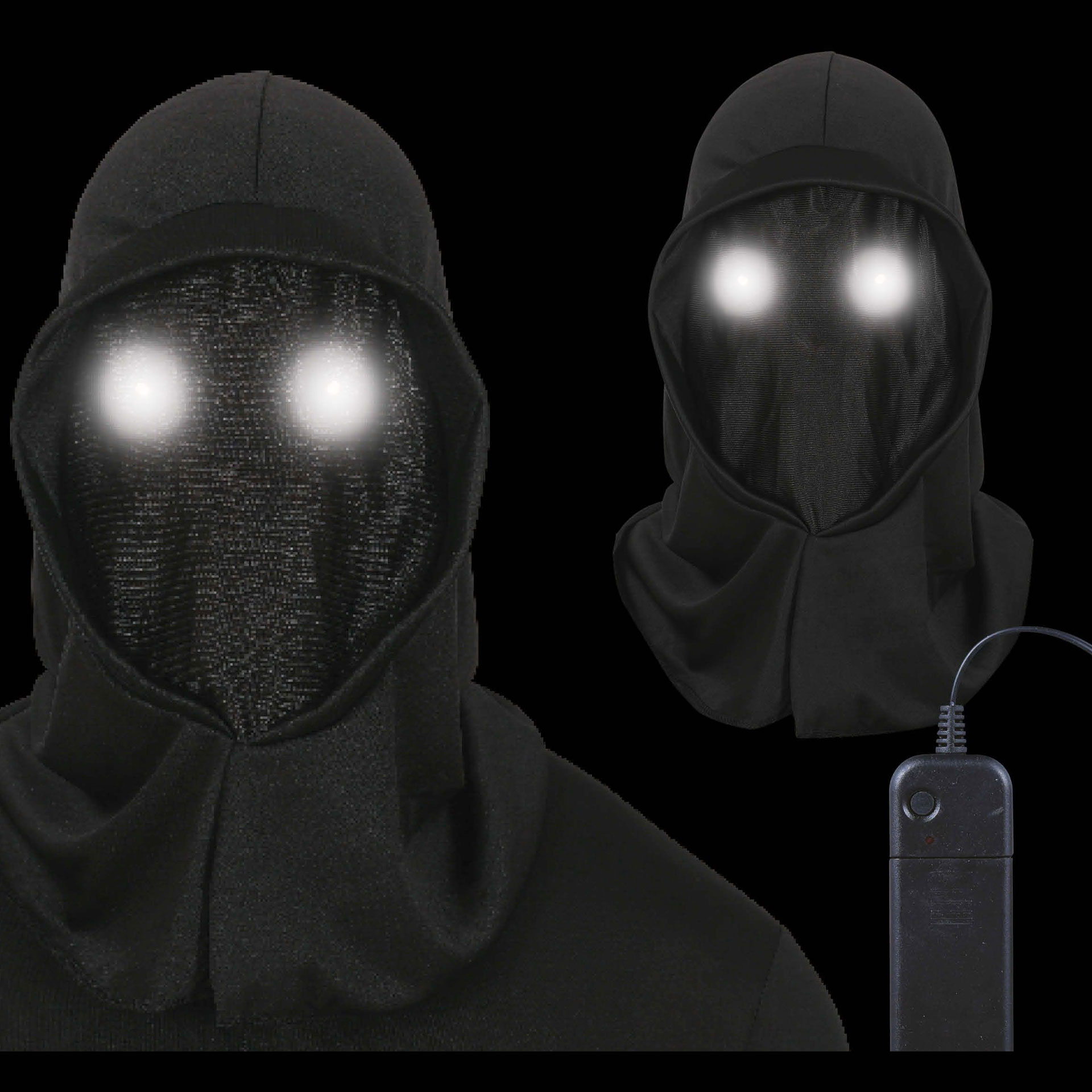 Capuz com olhos Luz LED