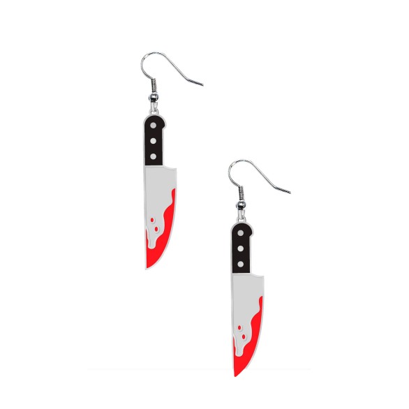 Brincos Bloody Knife