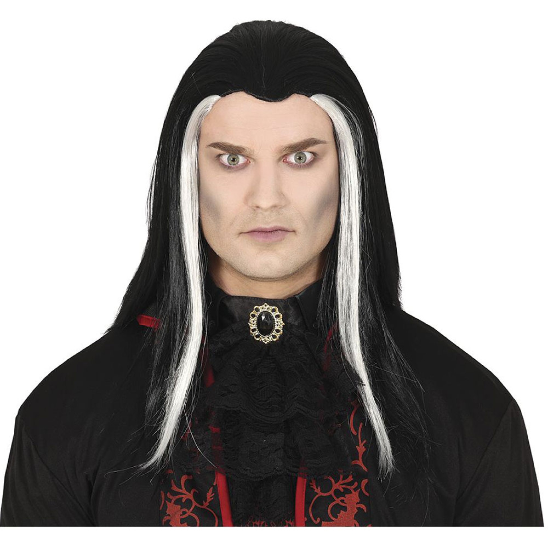 Peruca Vampiro com Madeixas