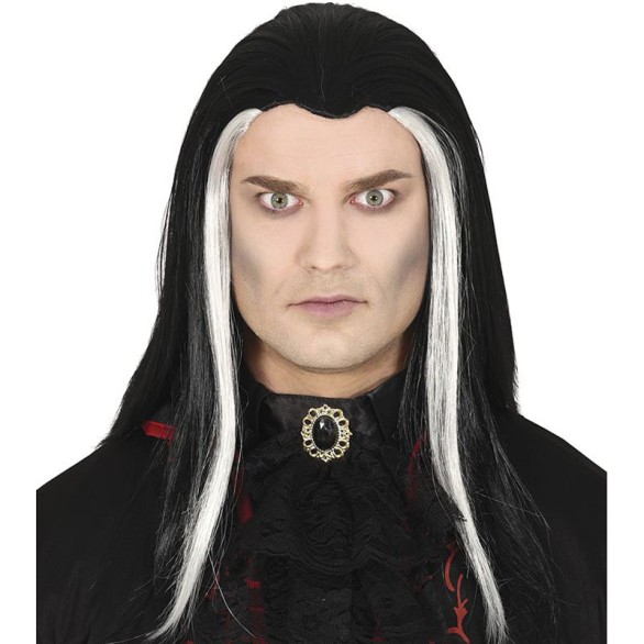 Peruca Vampiro com Madeixas