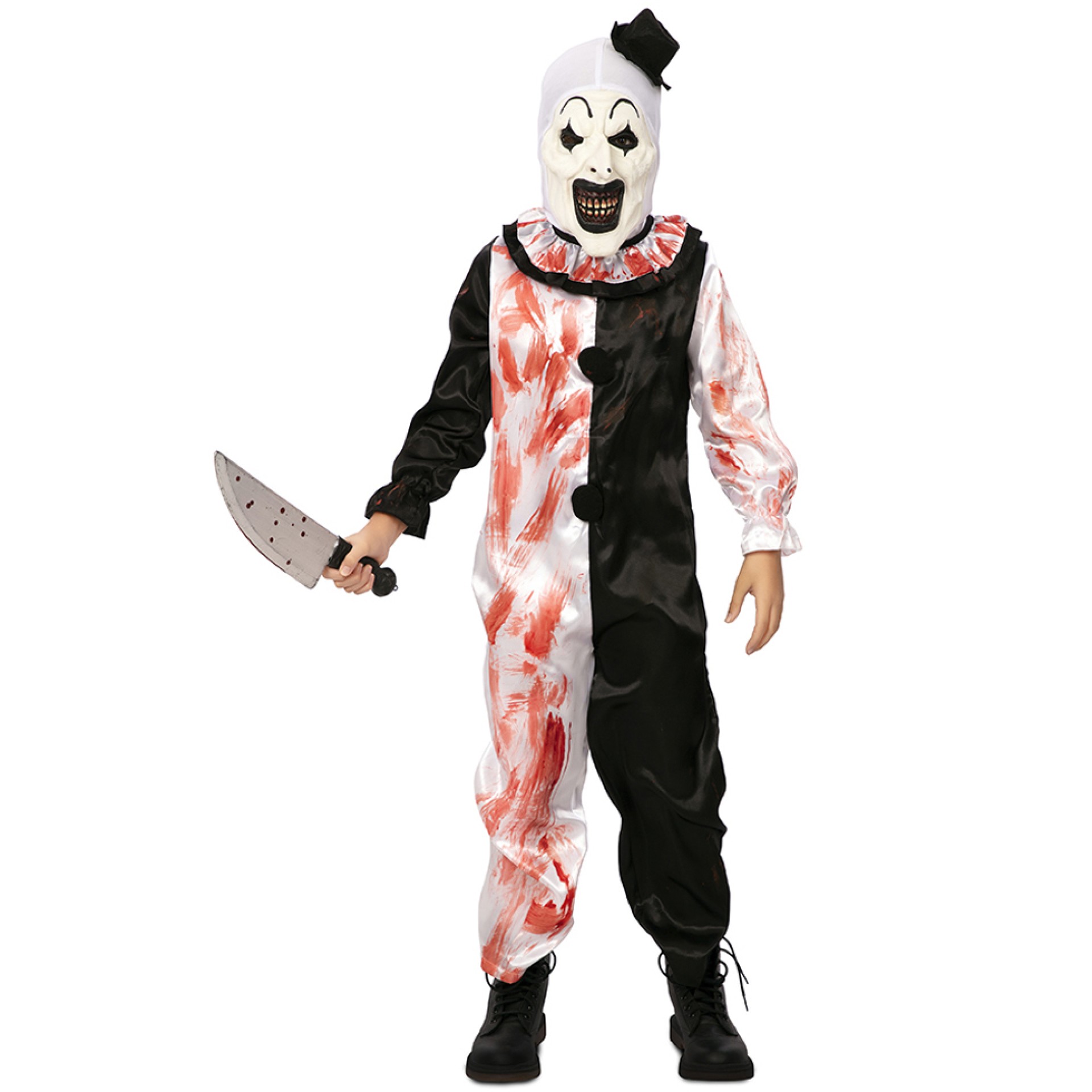 Fato Palhaço Terrível Menino