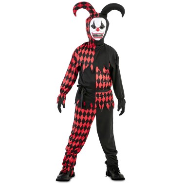 Fato Palhao Joker Sinistro Menino