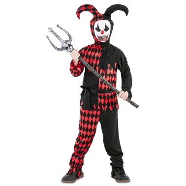 Fato Palhao Joker Sinistro Menino