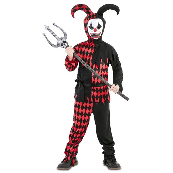 Fato Palhao Joker Sinistro Menino