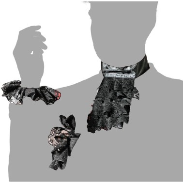 Kit Gola e Punhos rendados Kit Gola e Punhos rendados