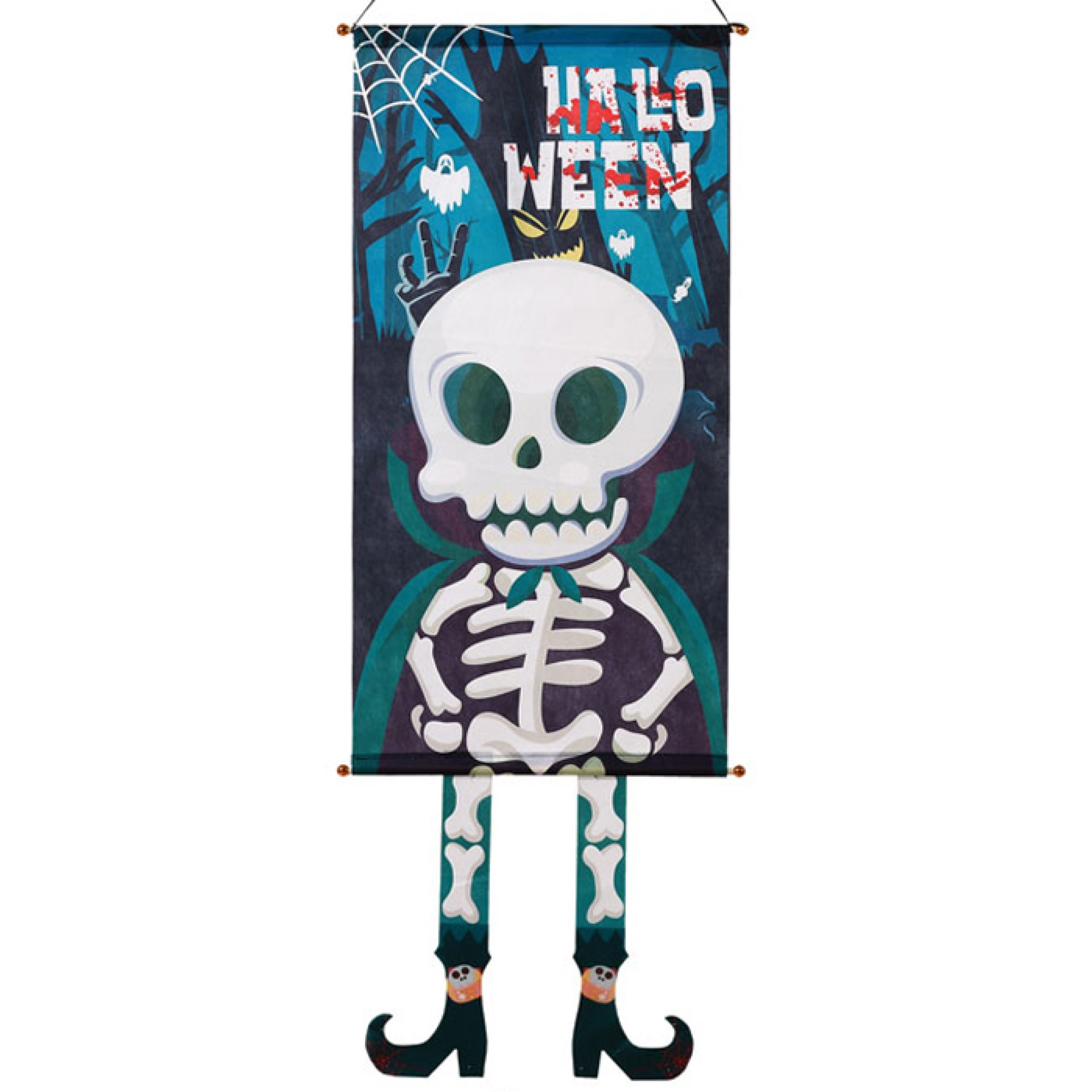 Cartaz Decorativo Esqueleto Halloween