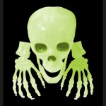 Caveira e Mos Glow In The Dark