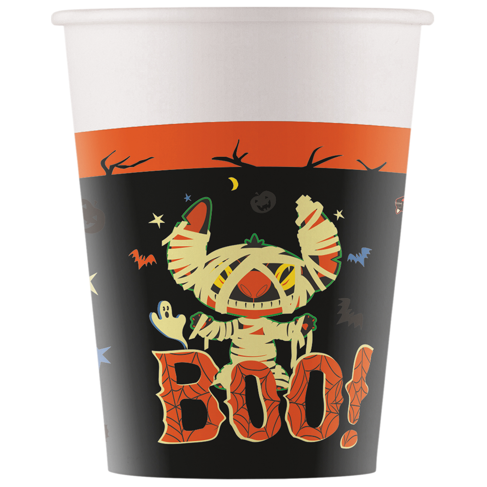 Copos Stitch Halloween 8 Unid