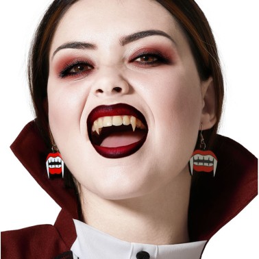 Brincos Dentes de Vampira