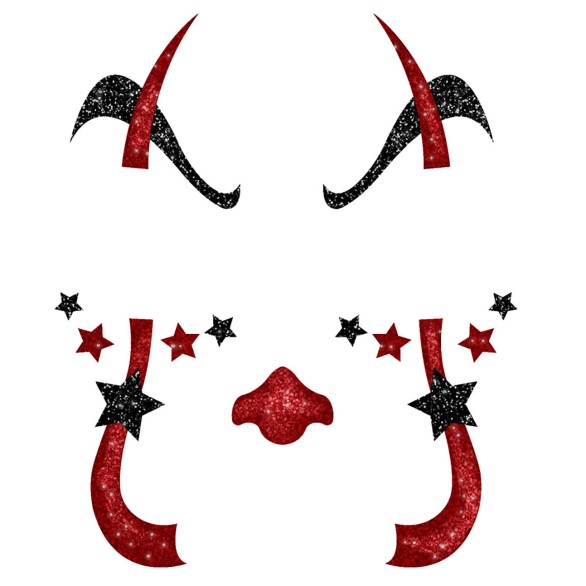 Adesivos Faciais It Clown