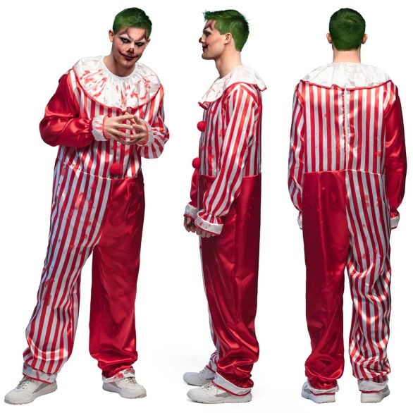 Fato Bloody Clown Homem