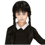 Peruca Tranas Wednesday Infantil