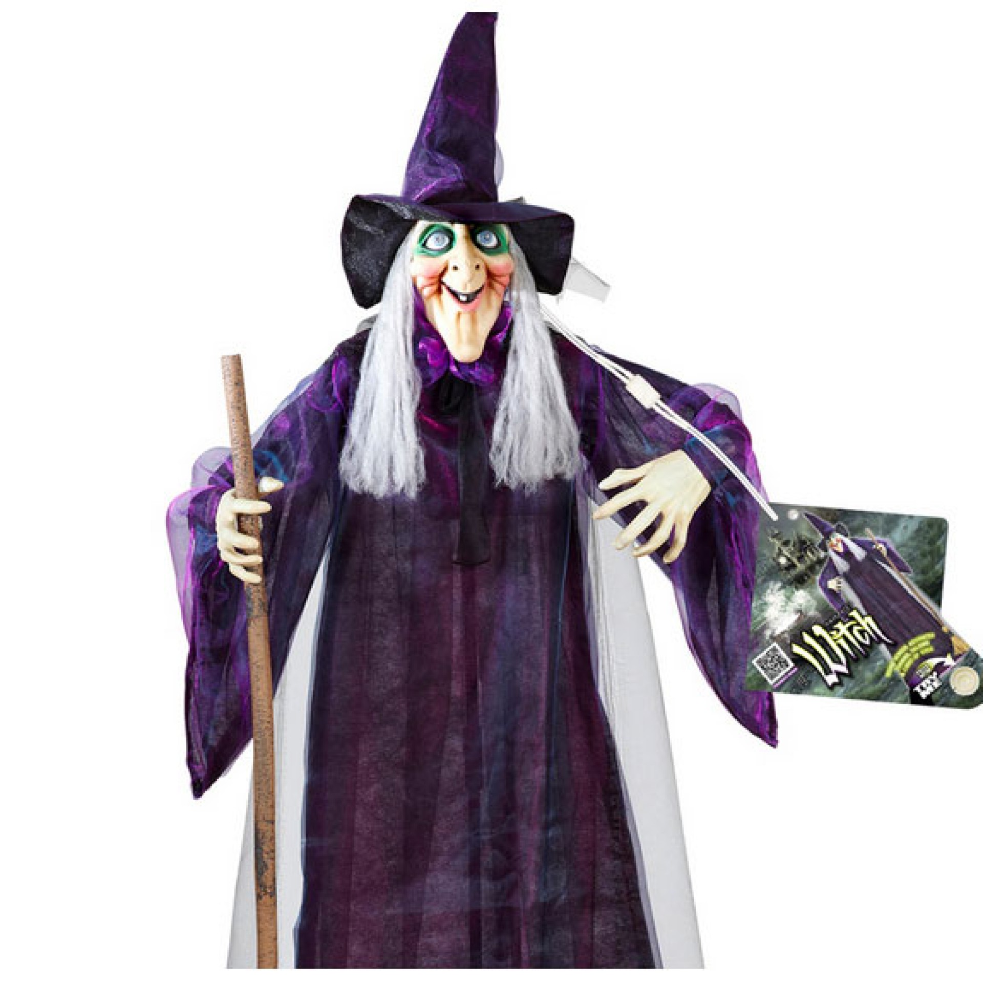 Bruxa REAL com Som Luz e Movimento