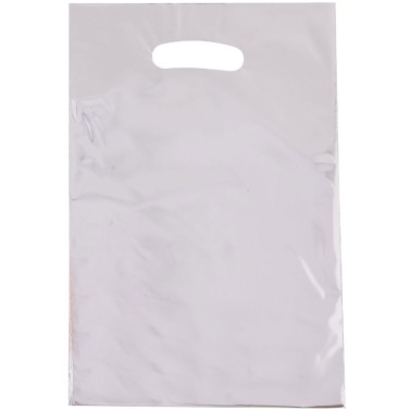 Sacos Doces Prateados 10 Unid