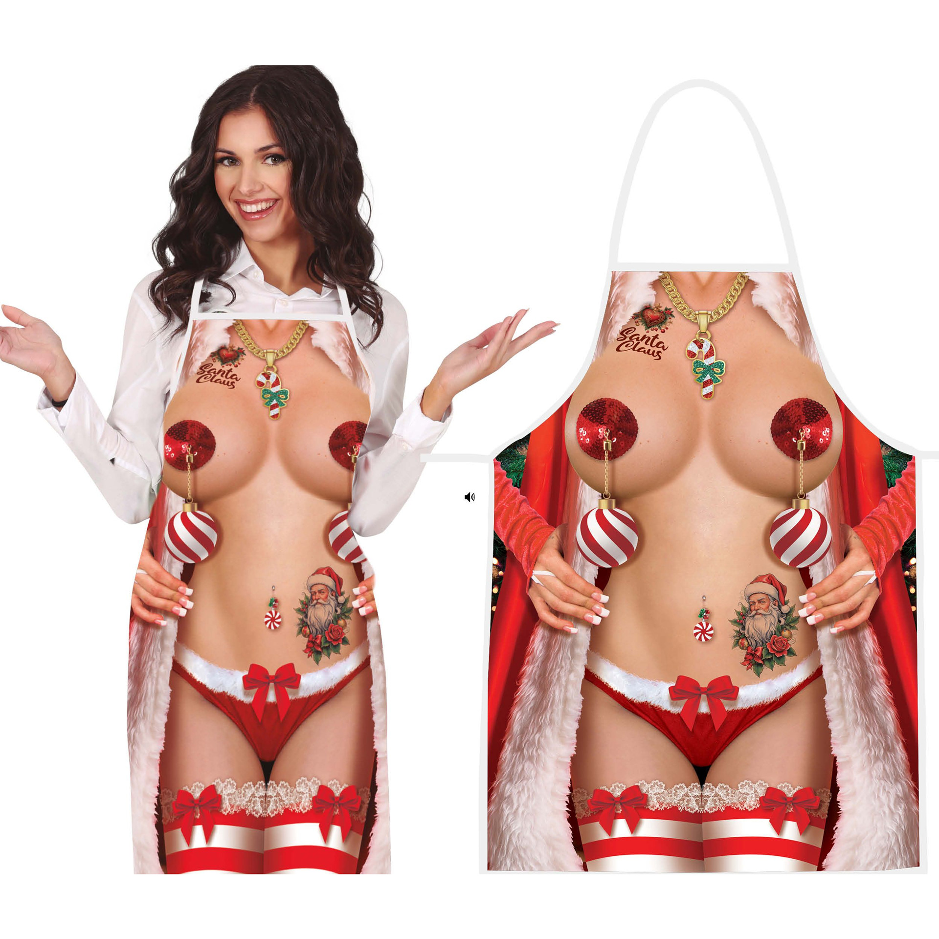 Avental Miss Santa Claus