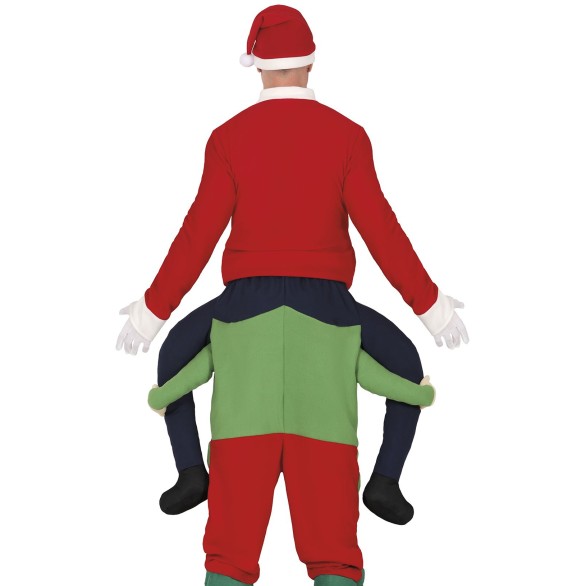 Fato Pai Natal s Costas Duende Iluso