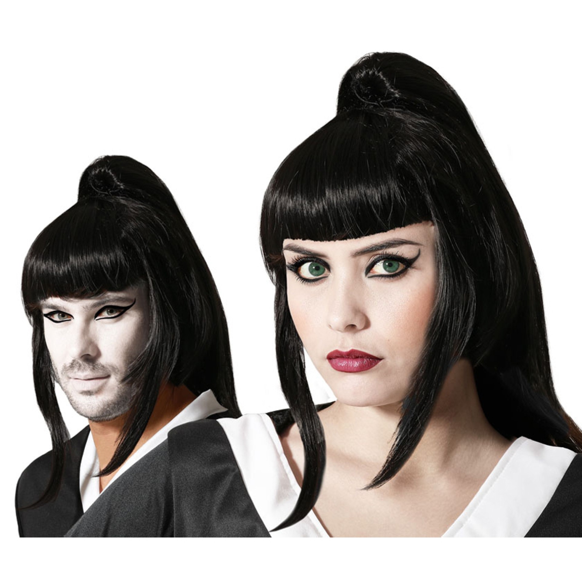 Peruca Oriental Asiatica