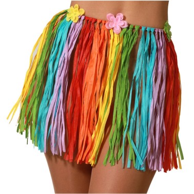 Saia Havaiana Rafia Multicolor