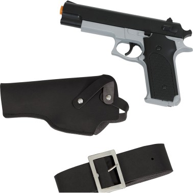 Pistola com Coldre e Cinto Pol�cia