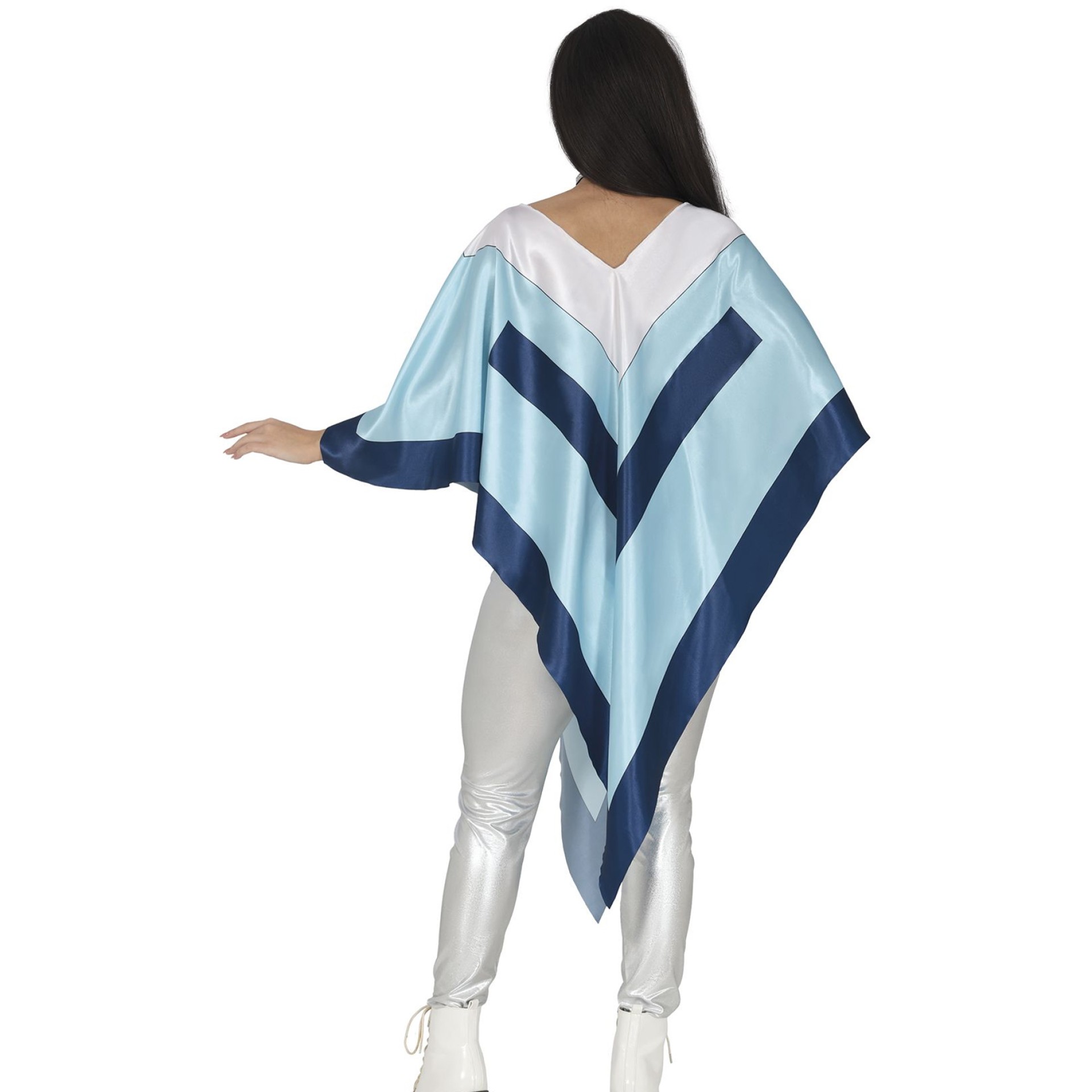 Poncho Disco Blue