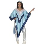 Poncho Disco Blue