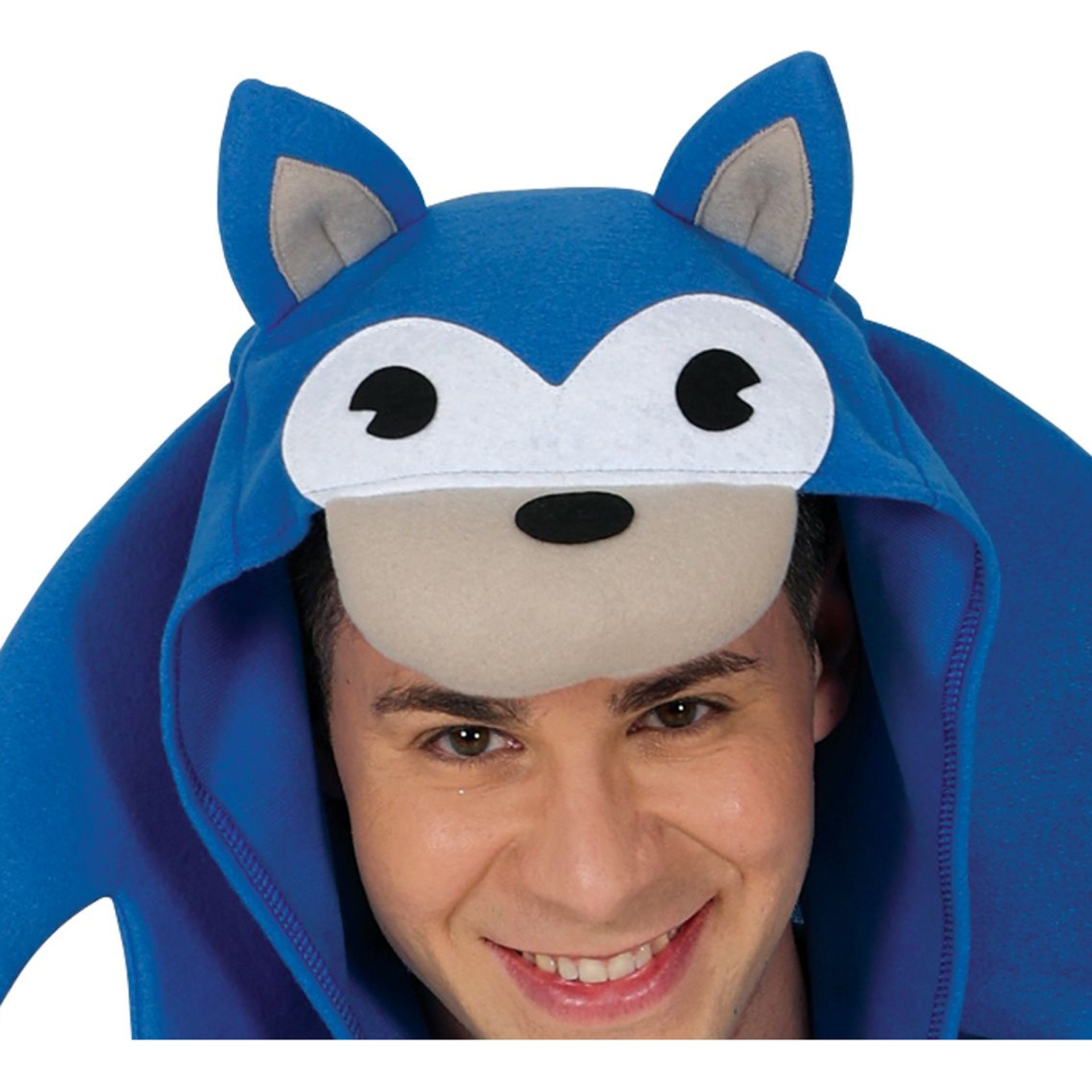 Fato Ouriço Azul Homem