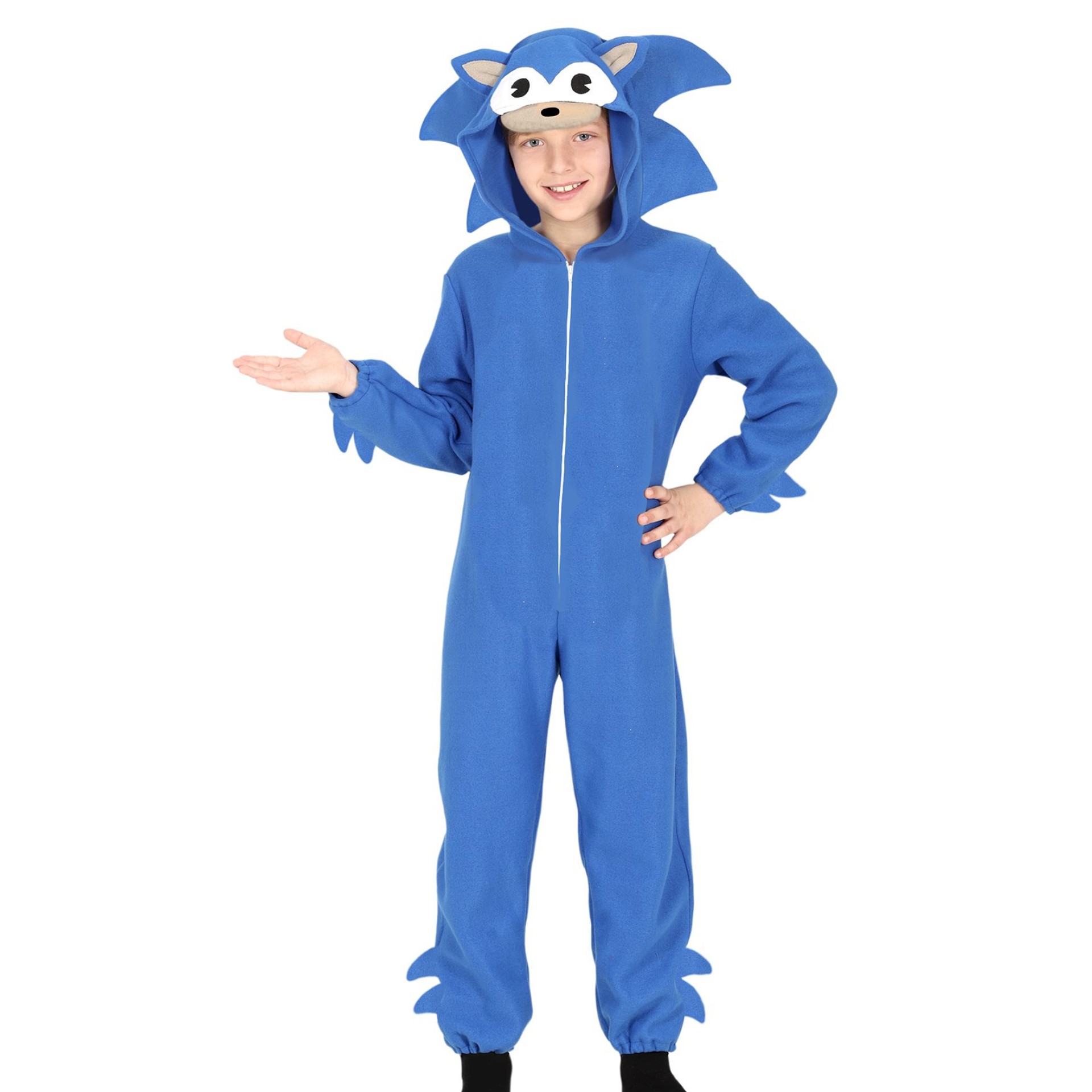 Fato Ouriço Azul Infantil