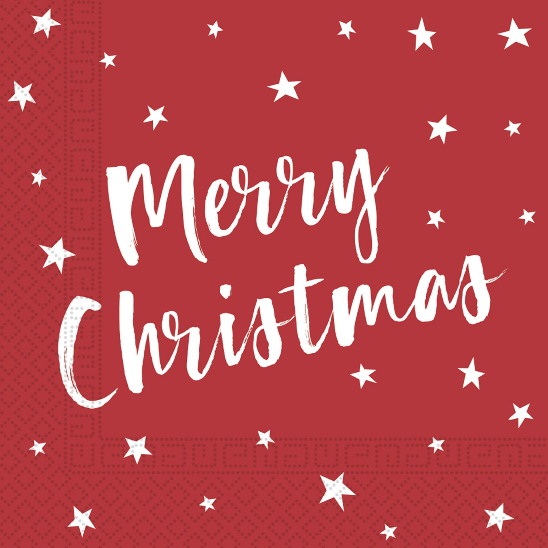 Guardanapos Vermelhos Merry Christmas