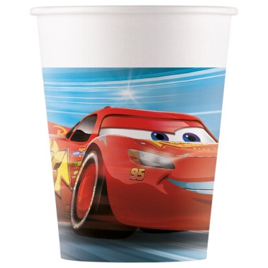 Copos Cars Faisca MCQueen 8 Unid