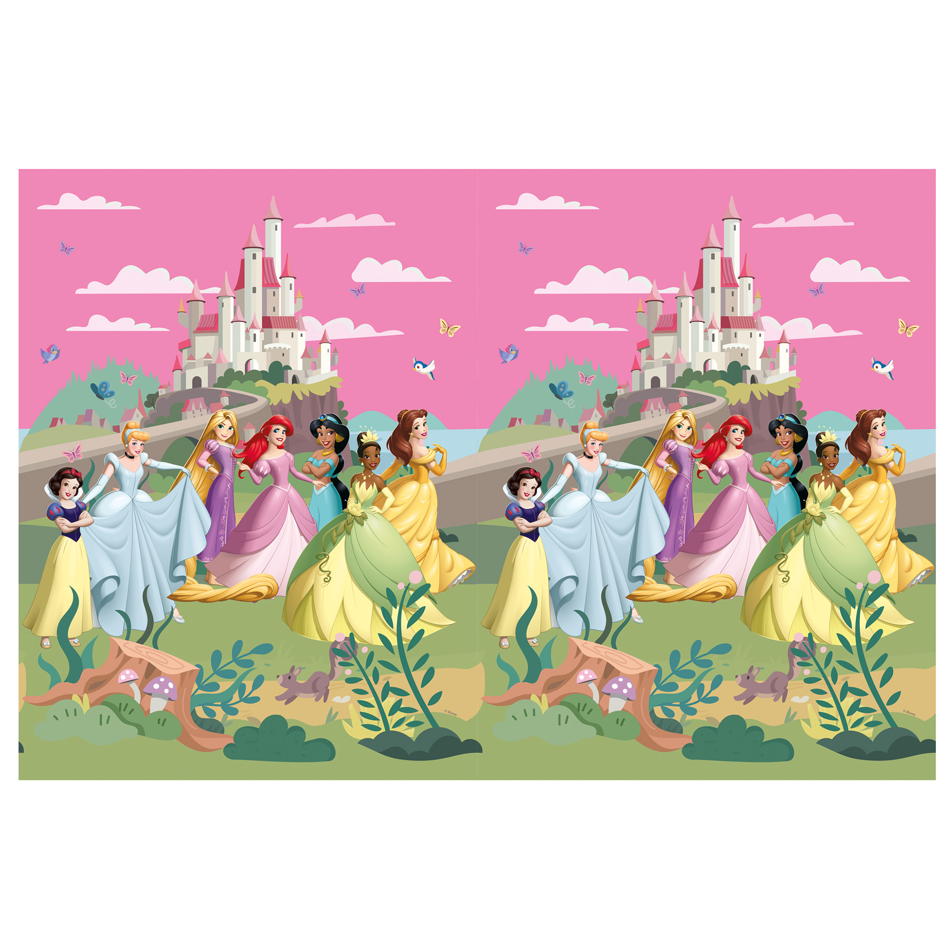 Toalha Mesa Princesas Disneyland
