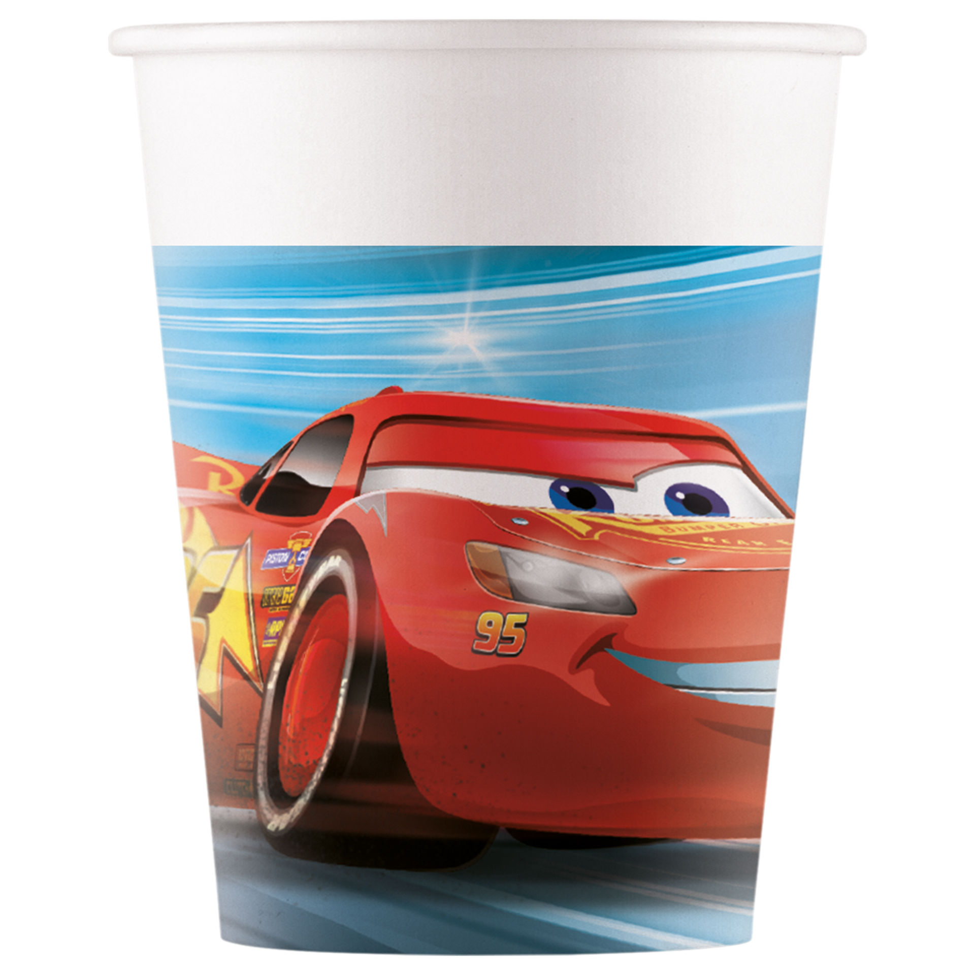 Copos Cars Faisca MCQueen 8 Unid