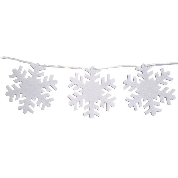 Fita Decorativa Floco Neve 3m