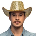 Chapéu Rodeo Dourado Glamour