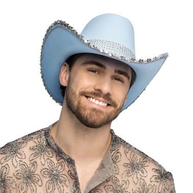 Chap�u Cowgirl Azul
