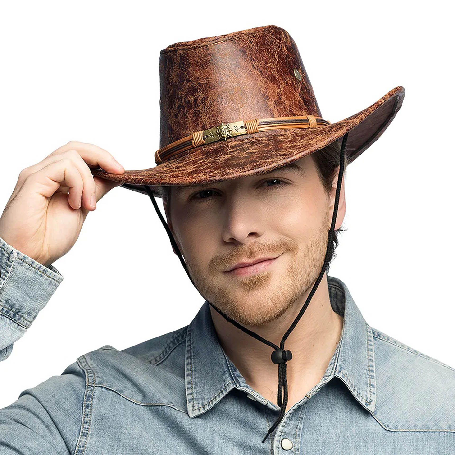 Chapéu Cowboy Tipo Pele