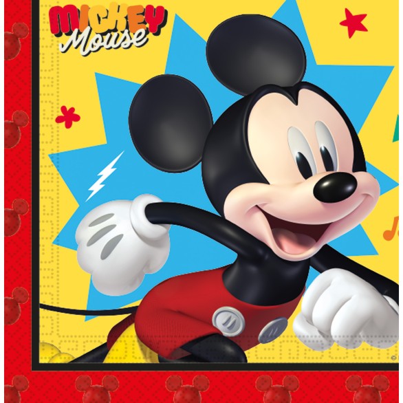 Guardanapos Mickey Jump 20 Unid