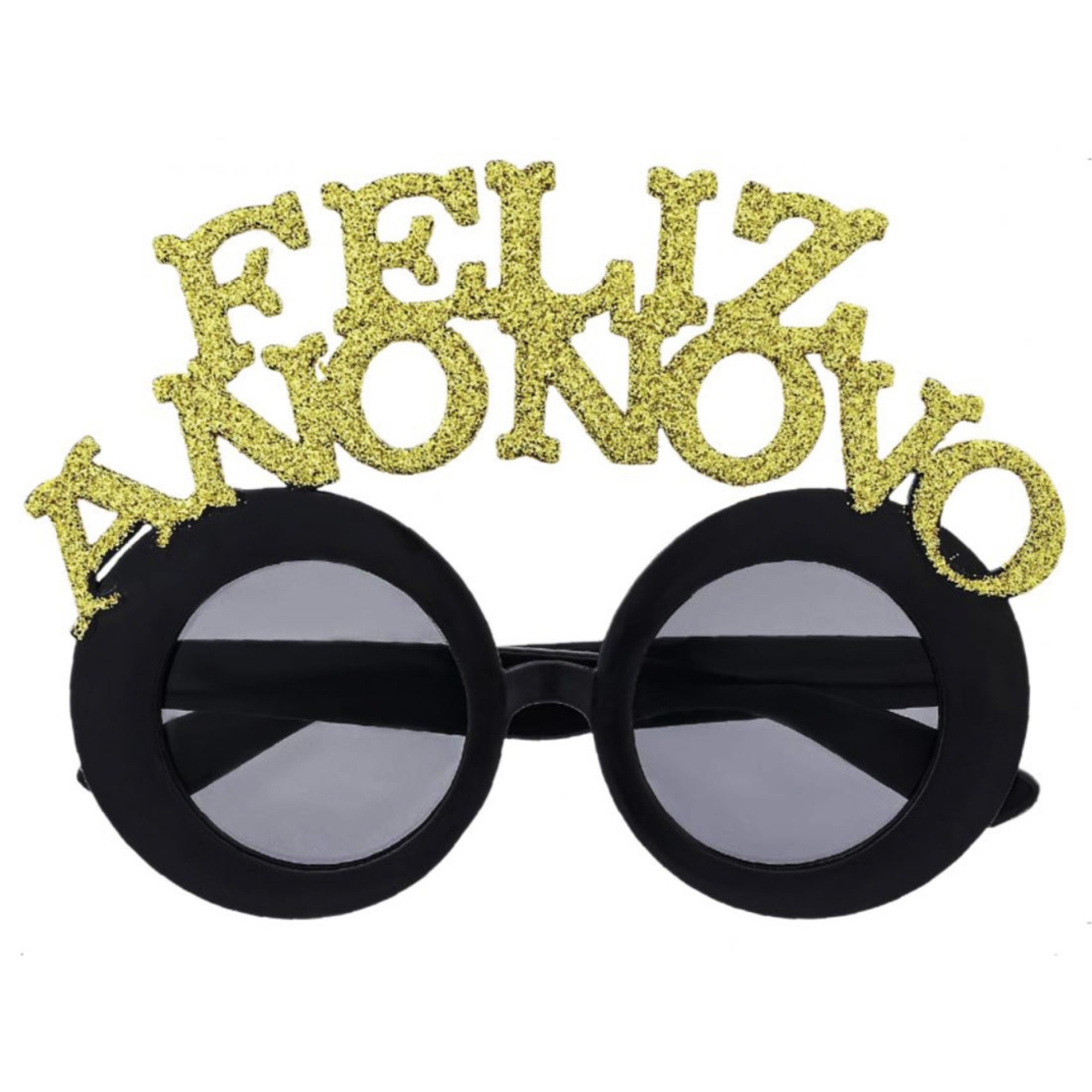 Óculos Feliz Ano Novo Redondos