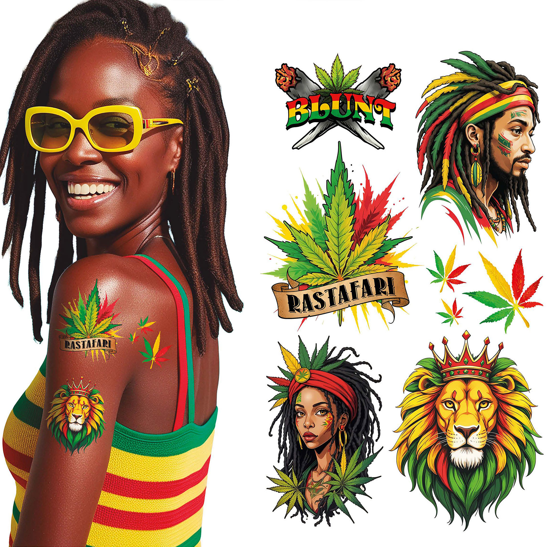 Tatuagens Jamaica Rastafari