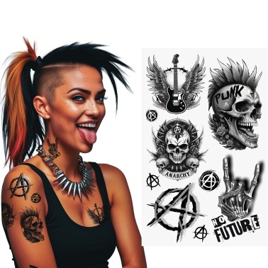Tatuagens Punk Skull